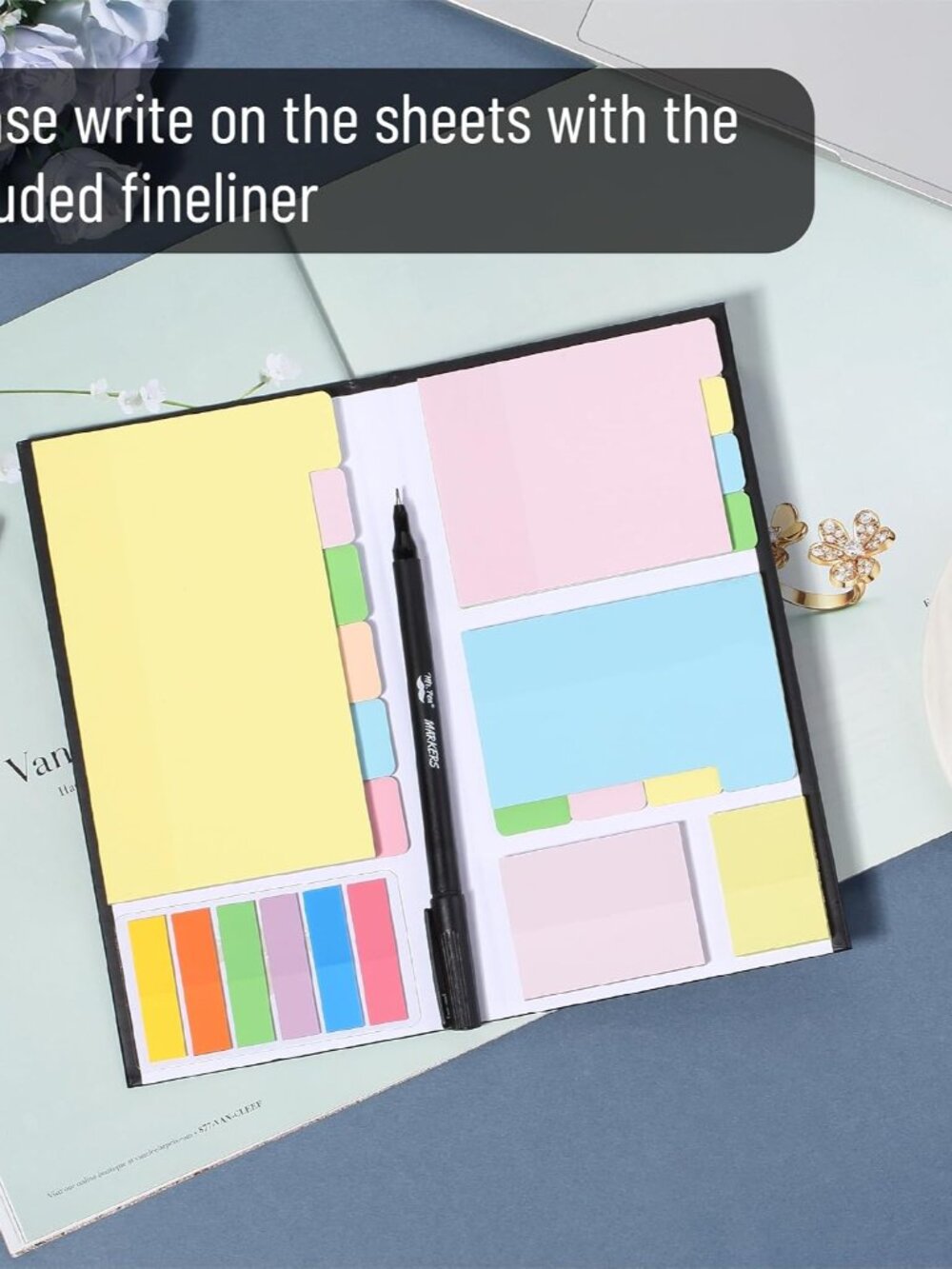 Transparent Sticky Notes Set, 380 Pack - Picture 7 of 7